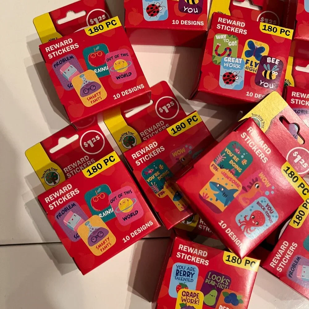 Teacher Reward Stickers  (12 Packs 2160 Total Stickers NEW Crafter’s Square‎
